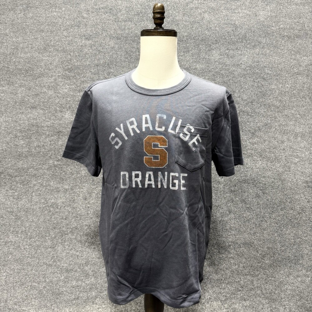 Syracuse Orange Alternative Apparel Mens Large Pocket T Shirt Gray College NCAA